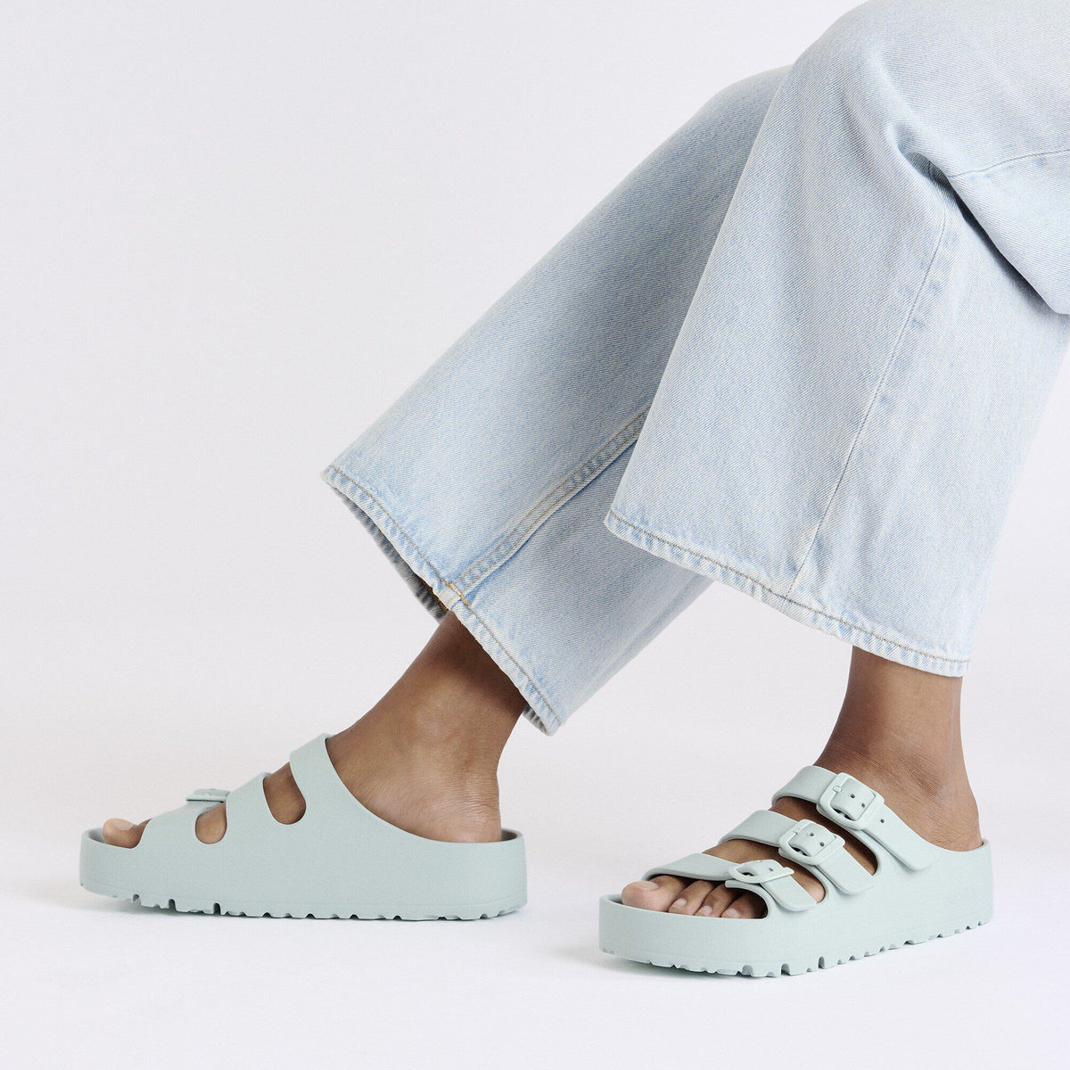 Florida Flex Platform EVA in Color Surf Green | Birkenstock