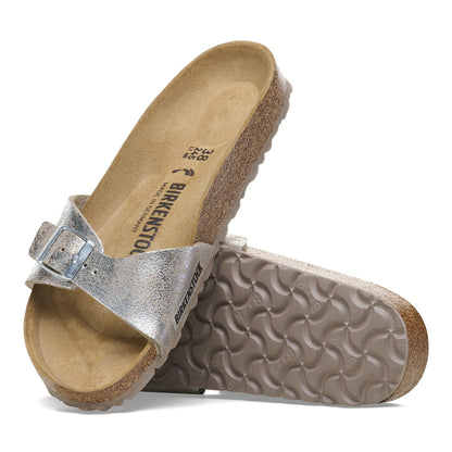 Madrid Synthetics in Color Washed Metallic Silver | Birkenstock