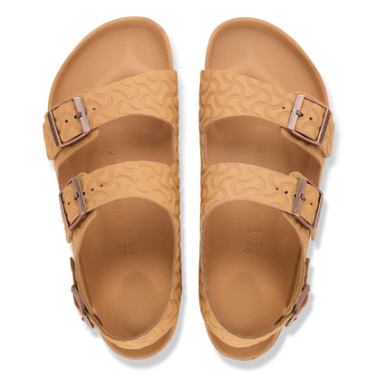 Milano Embossed Leather in Color Nature Semi Veg Tan | Birkenstock