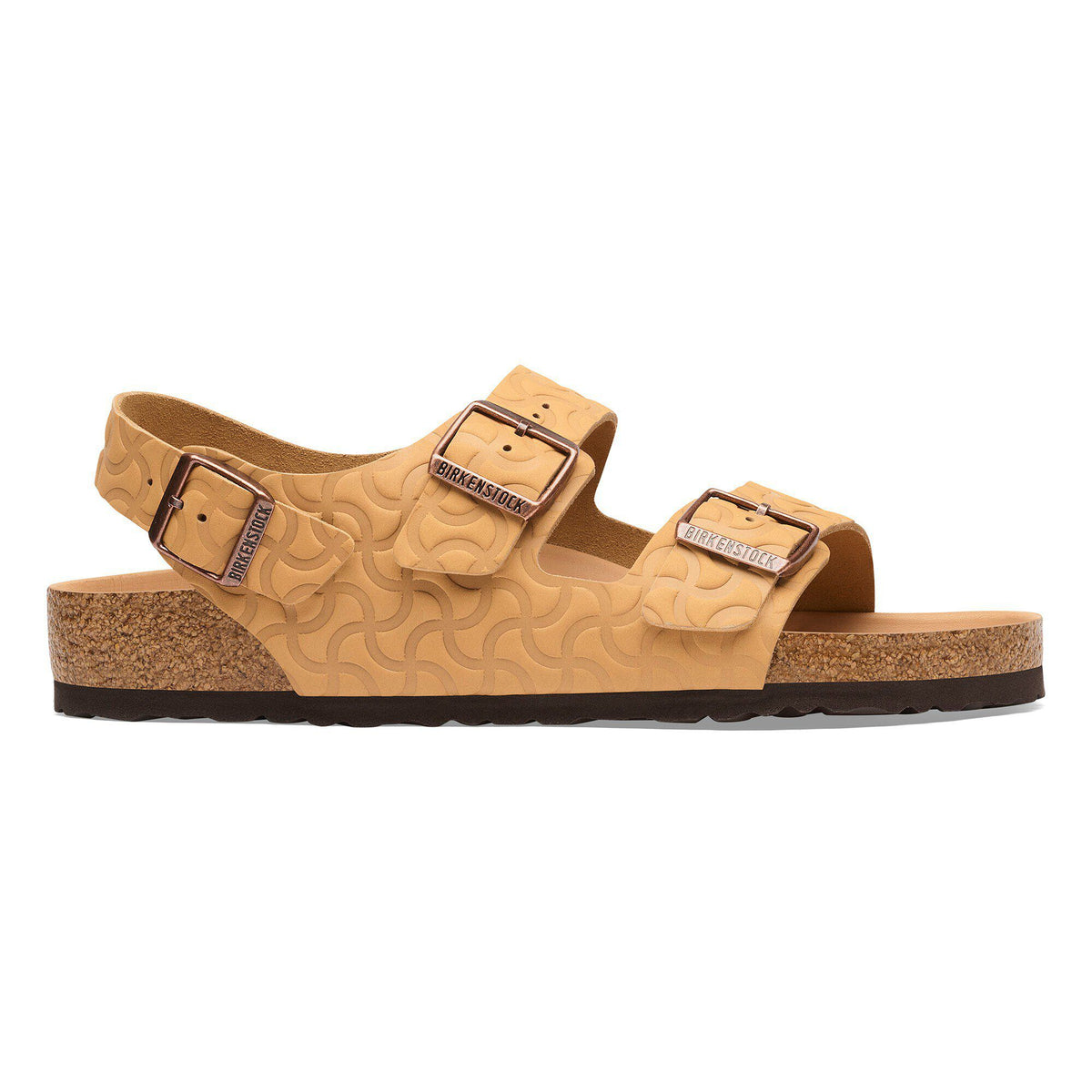 Milano Embossed Leather in Color Nature Semi Veg Tan | Birkenstock