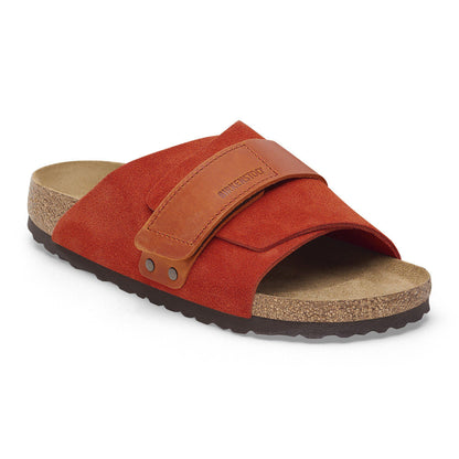 Kyoto Nubuck-Suede Leather in Color Rust Brown | Birkenstock