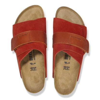 Kyoto Nubuck-Suede Leather in Color Rust Brown | Birkenstock