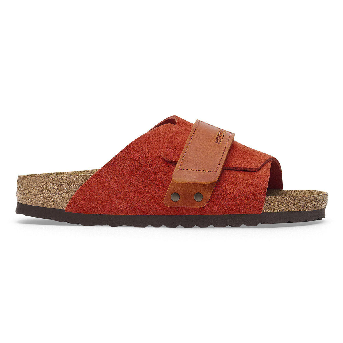 Kyoto Nubuck-Suede Leather in Color Rust Brown | Birkenstock