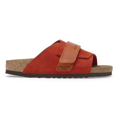Kyoto Nubuck-Suede Leather in Color Rust Brown | Birkenstock