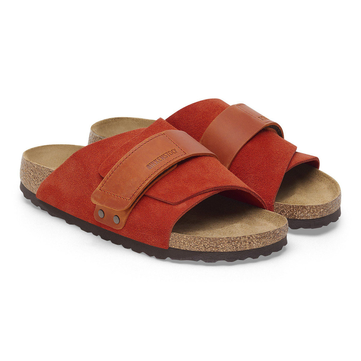 Kyoto Nubuck-Suede Leather in Color Rust Brown | Birkenstock