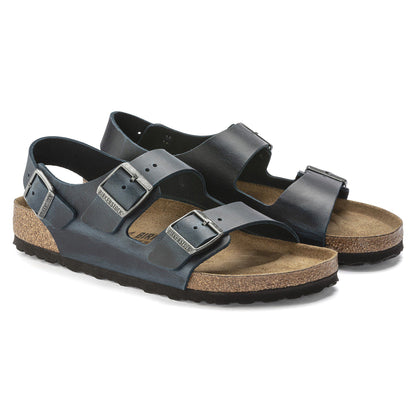 Milano Oiled Leather in Color Insignia Blue | Birkenstock