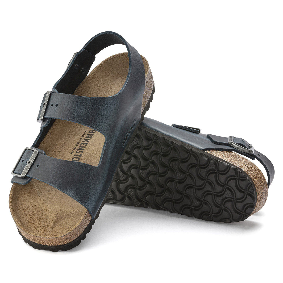 Milano Oiled Leather in Color Insignia Blue | Birkenstock