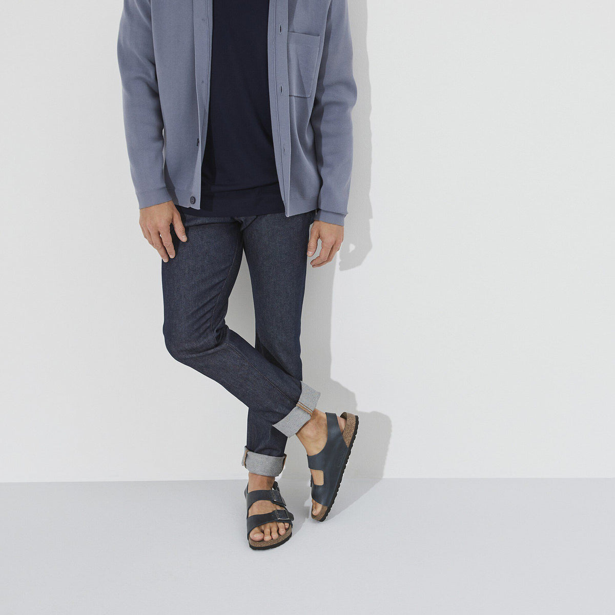 Milano Oiled Leather in Color Insignia Blue | Birkenstock