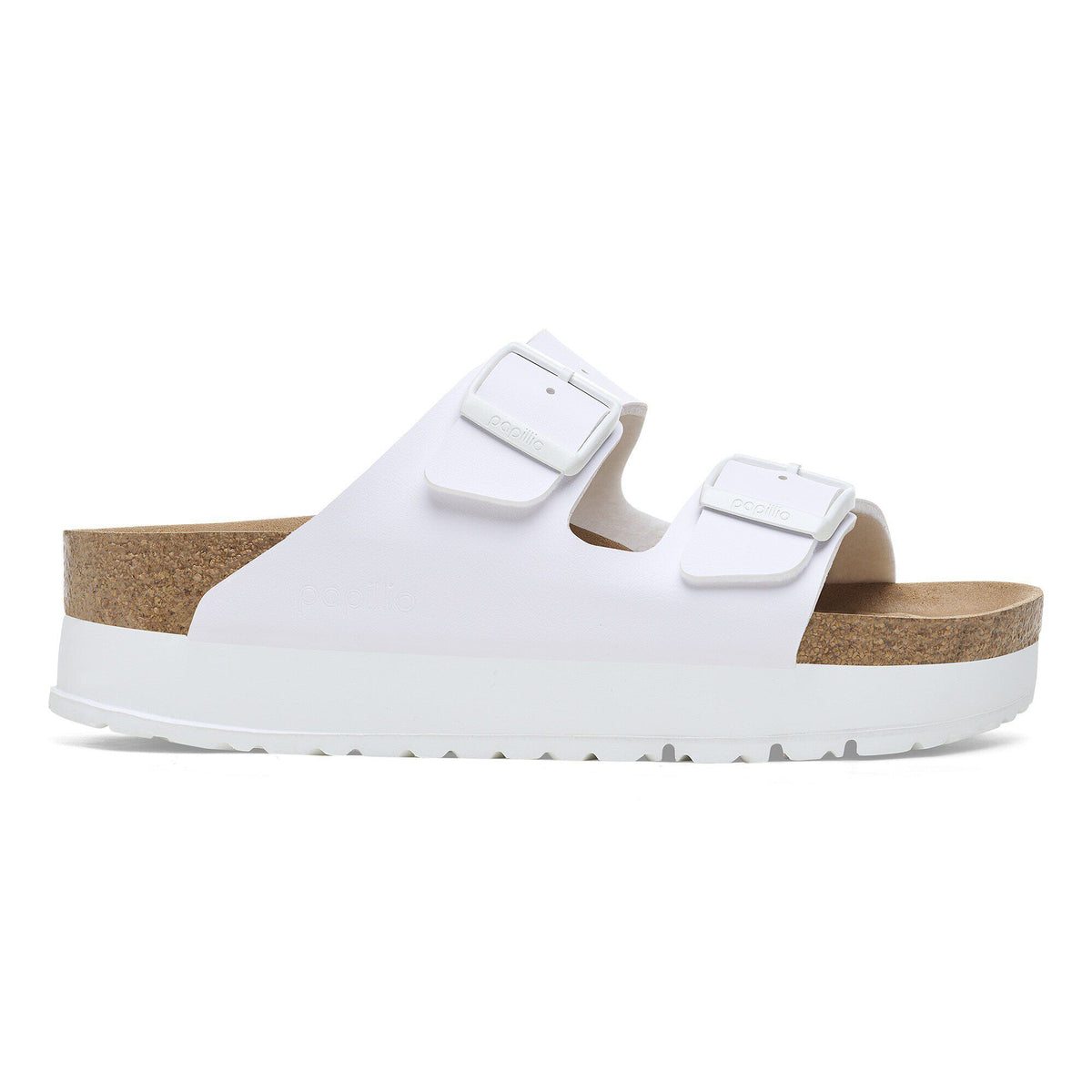 Arizona Flex Platform Birko-Flor in Color White | Birkenstock