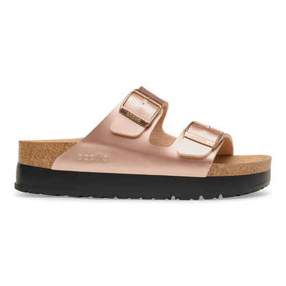Arizona Flex Platform Birko-Flor in Color Electric Metallic Copper | Birkenstock