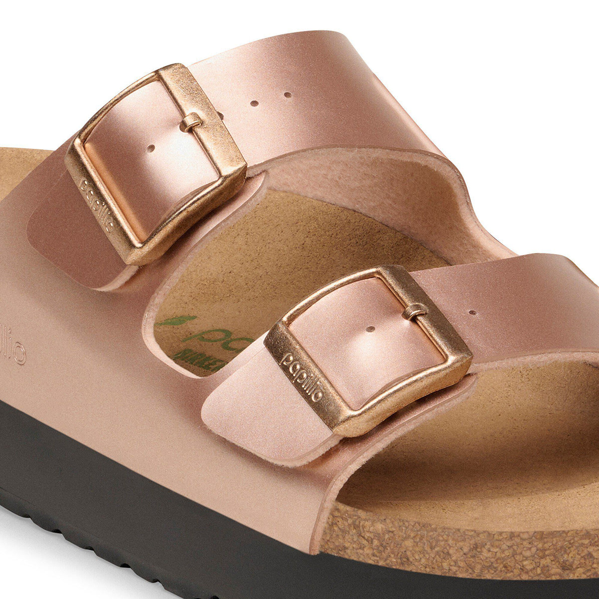 Arizona Flex Platform Birko-Flor in Color Electric Metallic Copper | Birkenstock