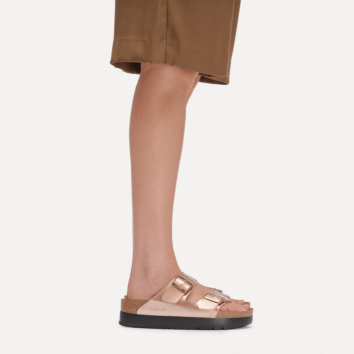 Arizona Flex Platform Birko-Flor in Color Electric Metallic Copper | Birkenstock