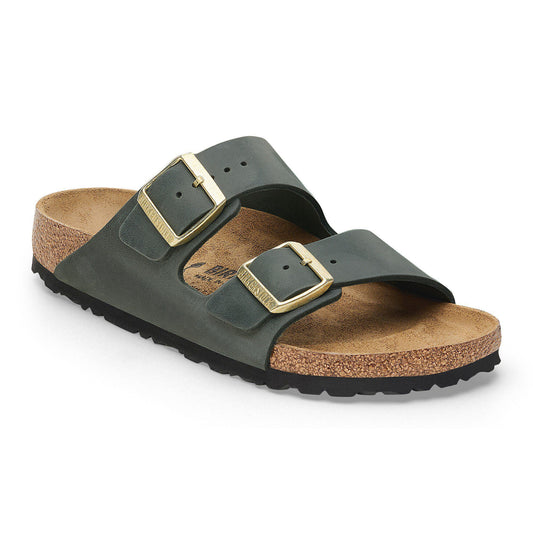 Arizona Oiled Leather in Color Thyme | Birkenstock