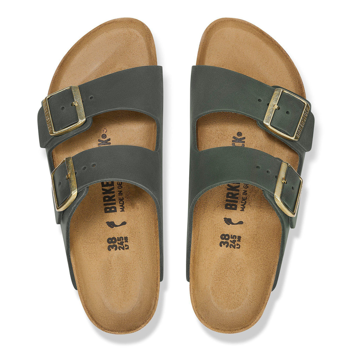 Arizona Oiled Leather in Color Thyme | Birkenstock