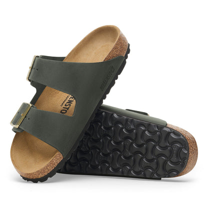 Arizona Oiled Leather in Color Thyme | Birkenstock