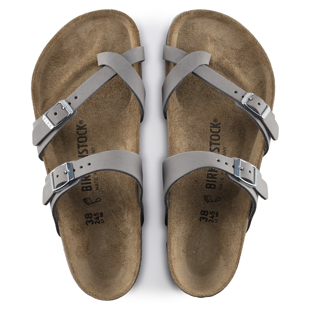 Mayari Nubuck Leather in Color Dove Gray | Birkenstock