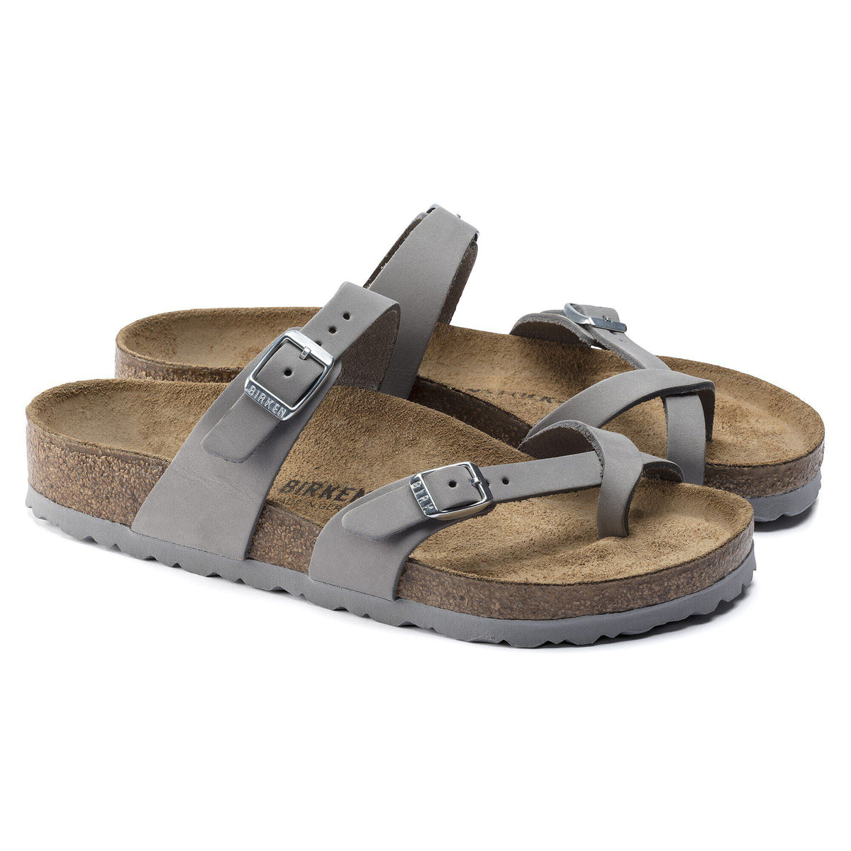 Mayari Nubuck Leather in Color Dove Gray | Birkenstock