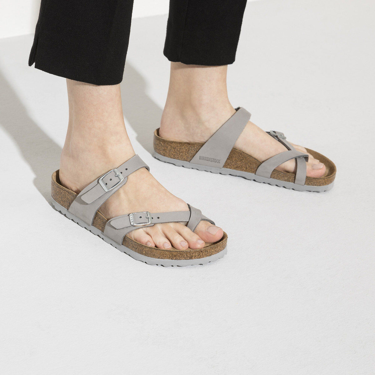 Mayari Nubuck Leather in Color Dove Gray | Birkenstock