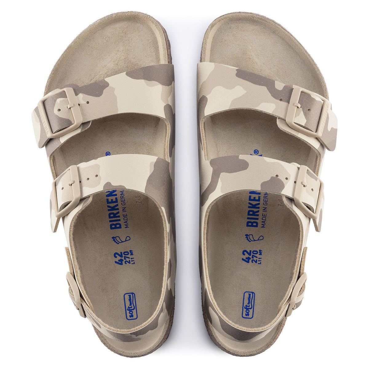 Milano Soft Footbed Birko-Flor in Color Desert Soil Gray/Taupe | Birkenstock