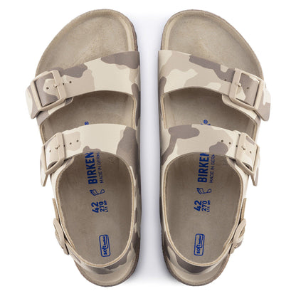 Milano Soft Footbed Birko-Flor in Color Desert Soil Gray/Taupe | Birkenstock