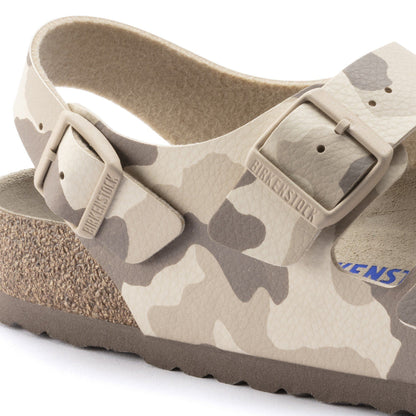 Milano Soft Footbed Birko-Flor in Color Desert Soil Gray/Taupe | Birkenstock