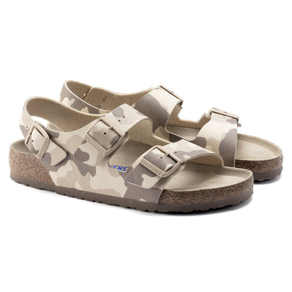Milano Soft Footbed Birko-Flor in Color Desert Soil Gray/Taupe | Birkenstock