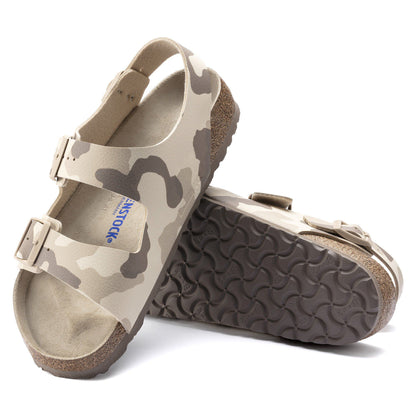 Milano Soft Footbed Birko-Flor in Color Desert Soil Gray/Taupe | Birkenstock