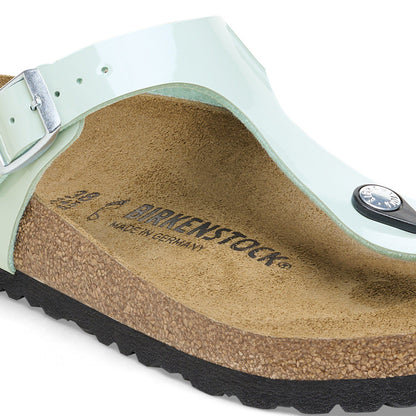 Gizeh Birko-Flor Patent in Color Patent Surf Green | Birkenstock