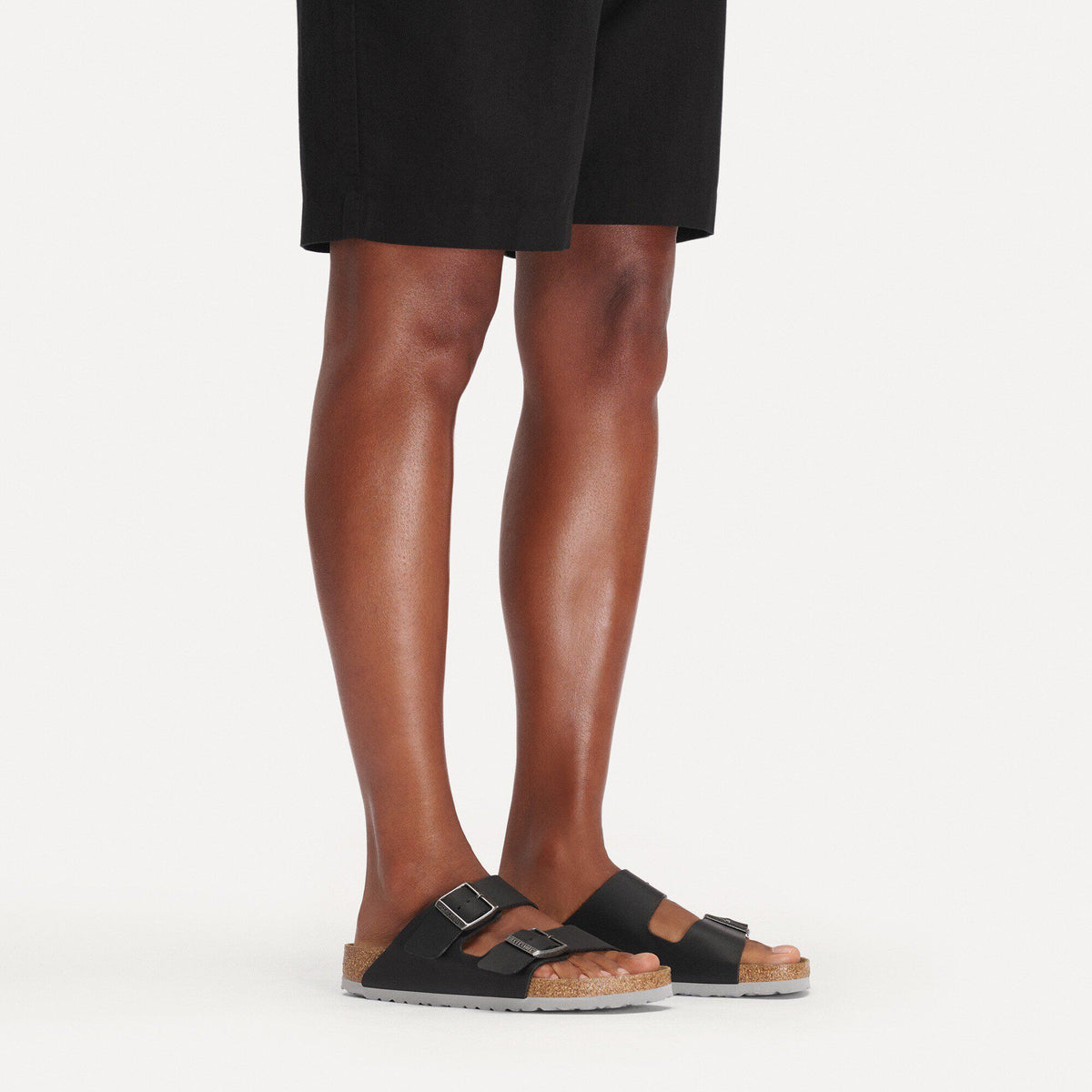 Arizona Birko-Flor in Color Black/Light Gray | Birkenstock