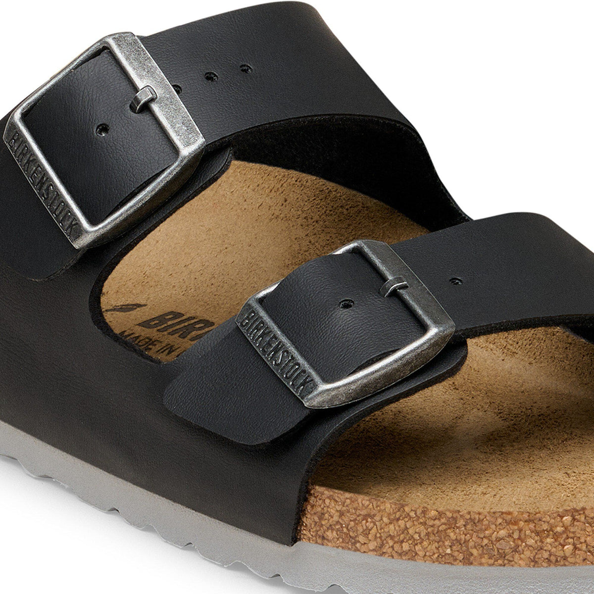 Arizona Birko-Flor in Color Black/Light Gray | Birkenstock