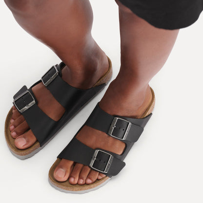 Arizona Birko-Flor in Color Black/Light Gray | Birkenstock