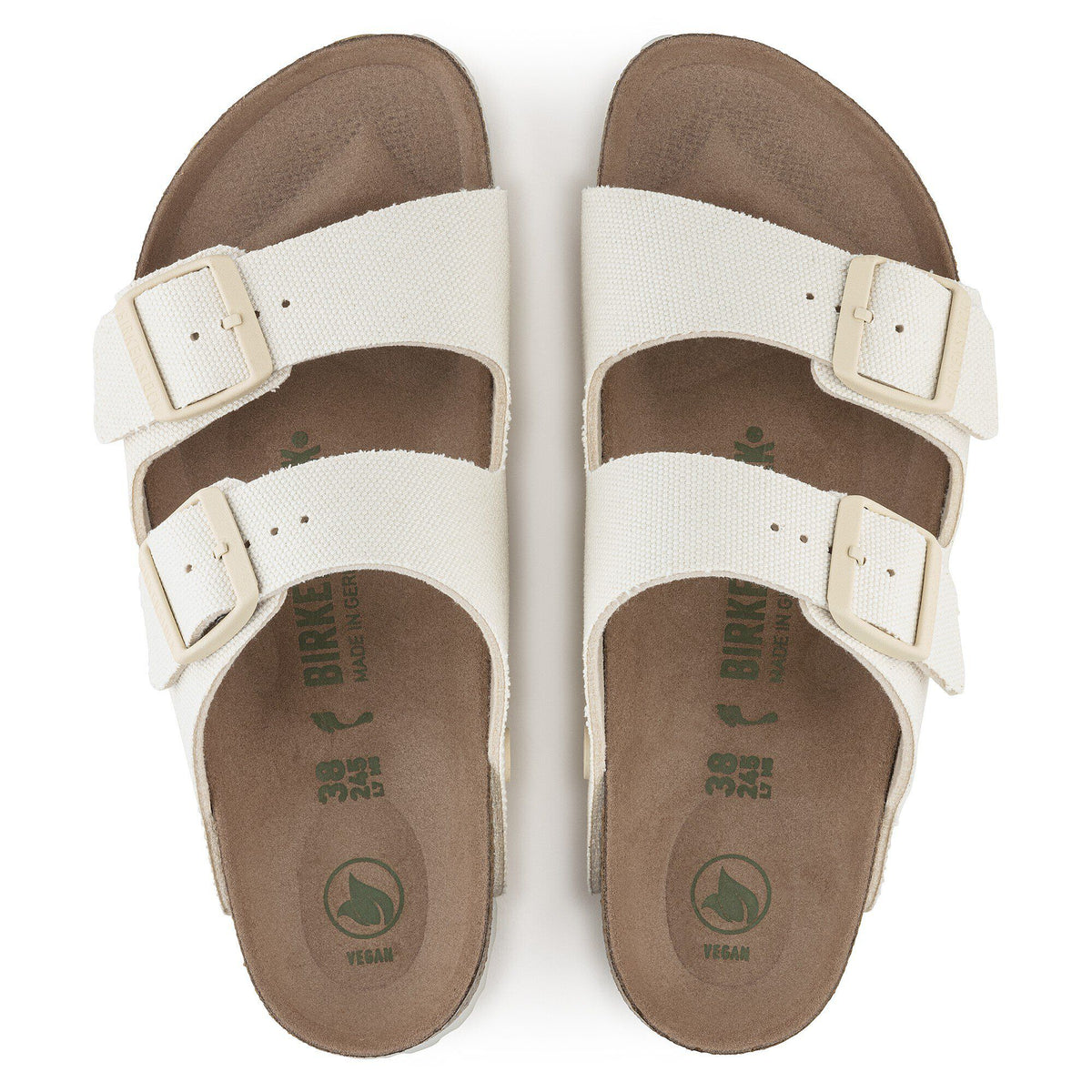 Arizona Vegan Textile in Color Eggshell | Birkenstock