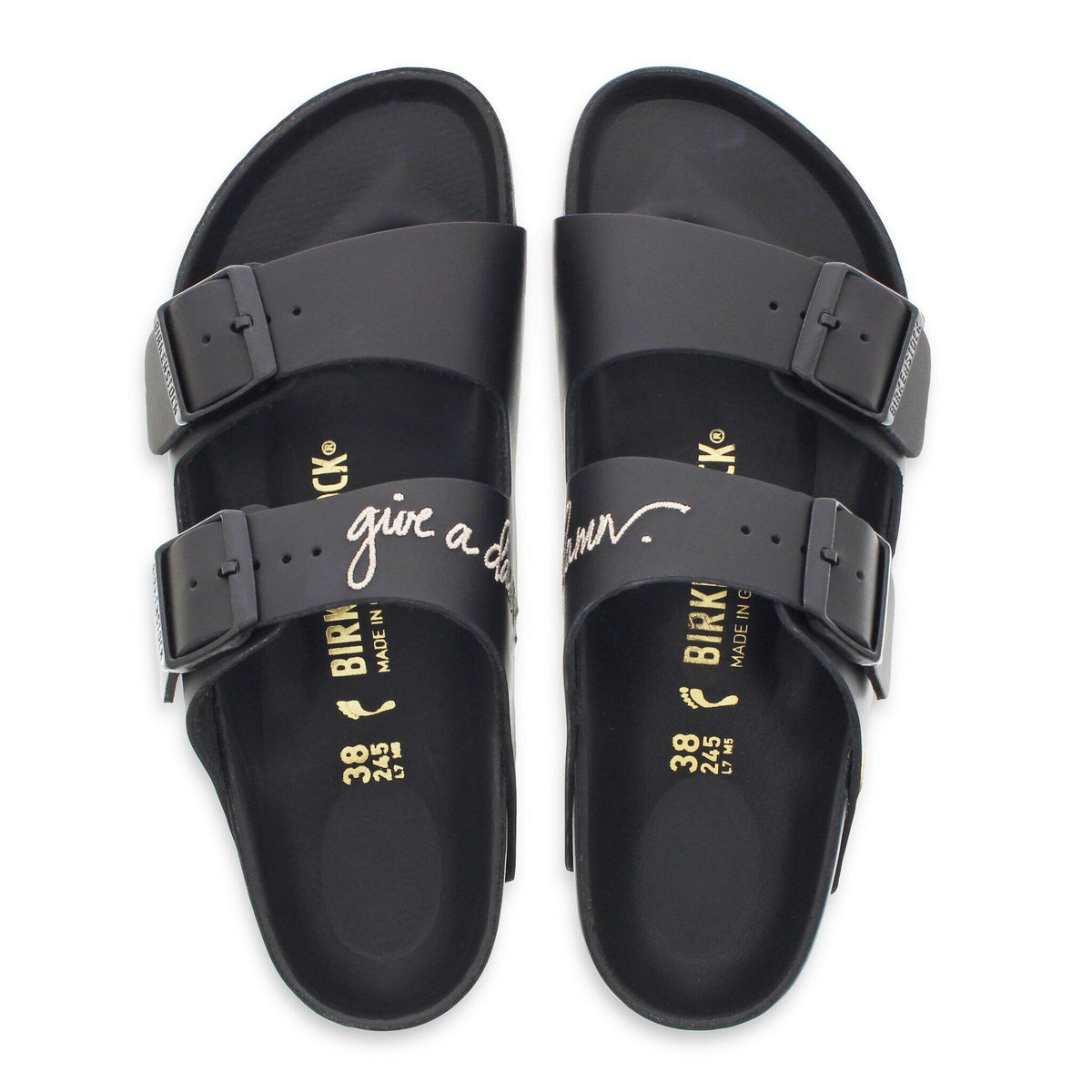 Arizona Lingua Franca Leather in Color Black | Birkenstock