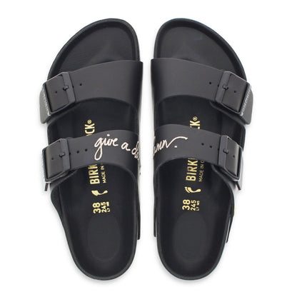 Arizona Lingua Franca Leather in Color Black | Birkenstock