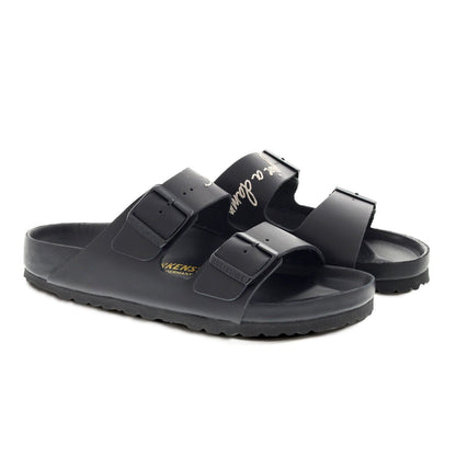 Arizona Lingua Franca Leather in Color Black | Birkenstock