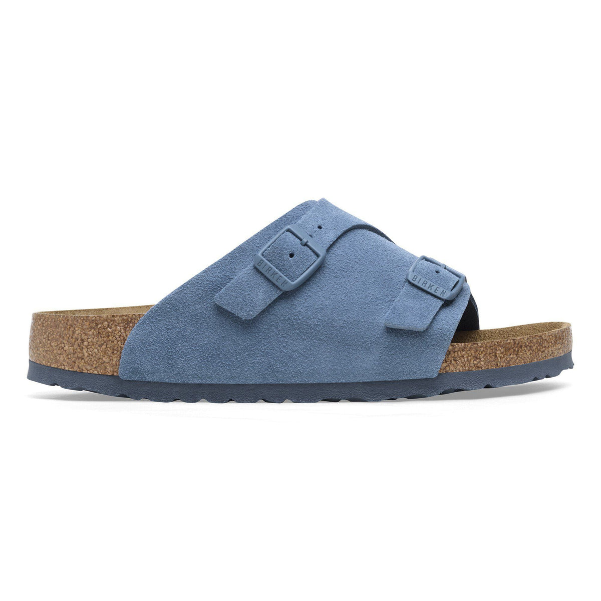Zürich Suede Leather in Color Elemental Blue | Birkenstock