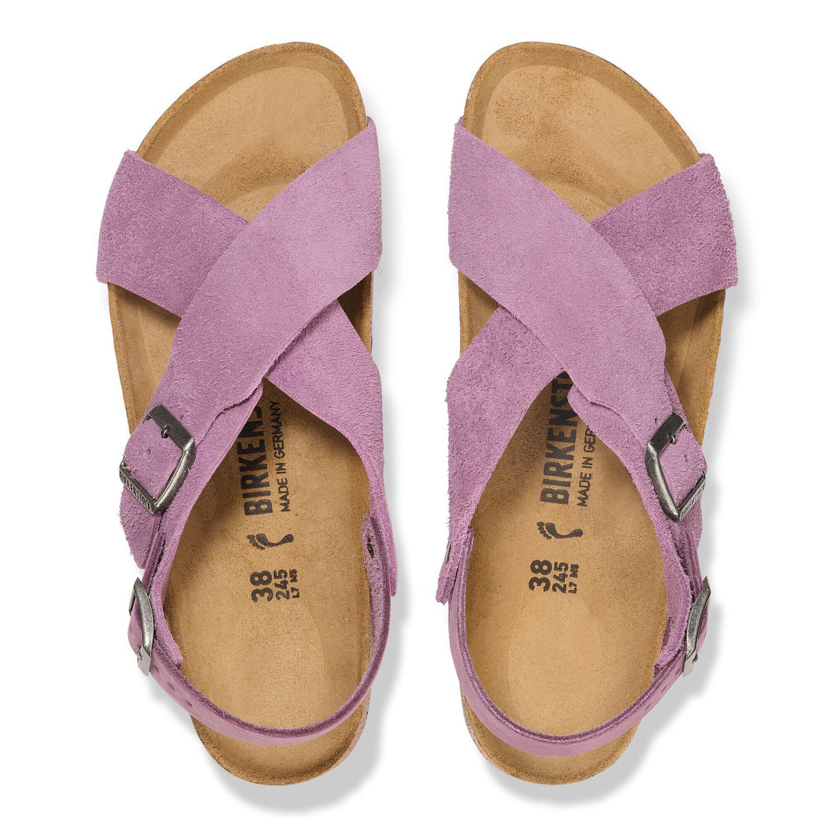 Tulum Nubuck-Suede Leather in Color Mauve | Birkenstock