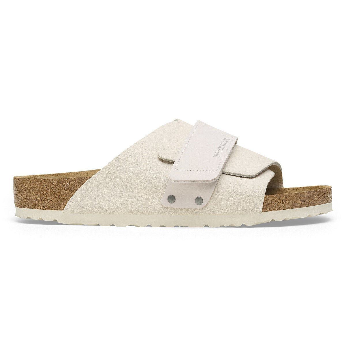 Kyoto Nubuck-Suede Leather in Color Antique White | Birkenstock
