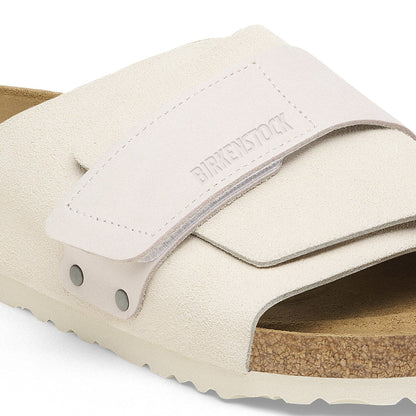 Kyoto Nubuck-Suede Leather in Color Antique White | Birkenstock