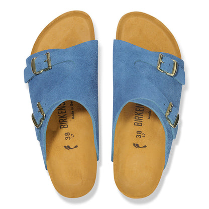Zürich 1964 Suede Leather in Color Light Blue | Birkenstock
