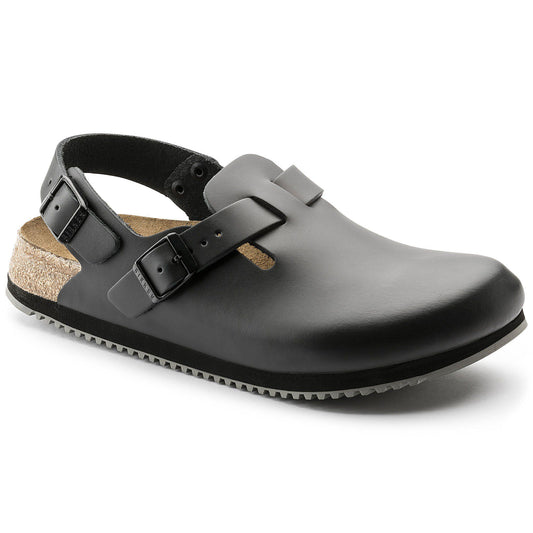 Tokio Super Grip Leather in Color Black | Birkenstock
