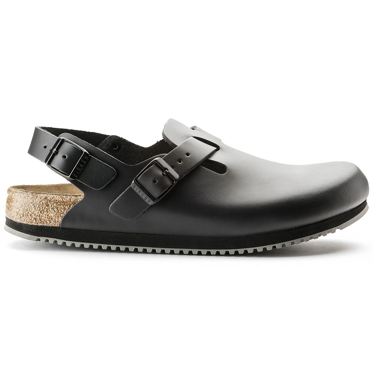 Tokio Super Grip Leather in Color Black | Birkenstock