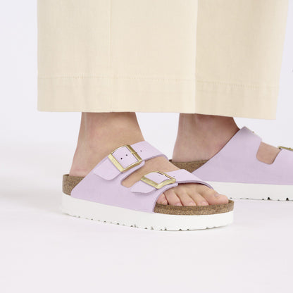 Arizona Flex Platform Birkibuc in Color Crocus | Birkenstock