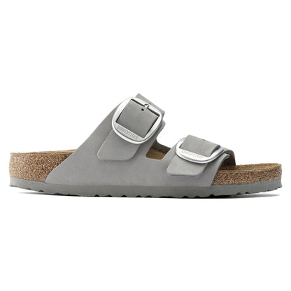 Arizona Big Buckle Nubuck Leather in Color Dove Gray | Birkenstock