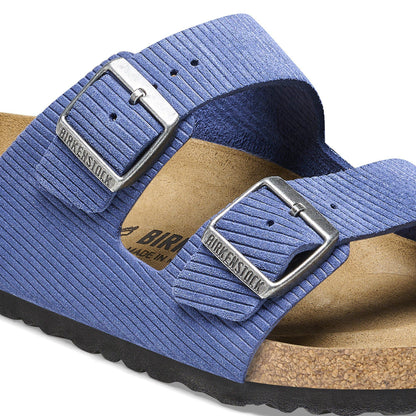 Arizona Suede Embossed in Color Corduroy Indigo | Birkenstock