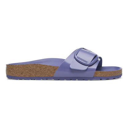 Madrid Big Buckle Natural Leather Patent in Color High Shine Purple Dusk | Birkenstock