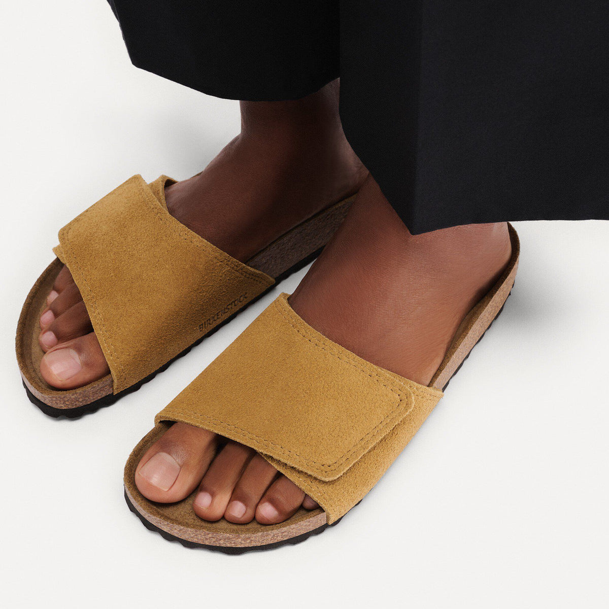 Sylt Suede Leather in Color Cork Brown | Birkenstock