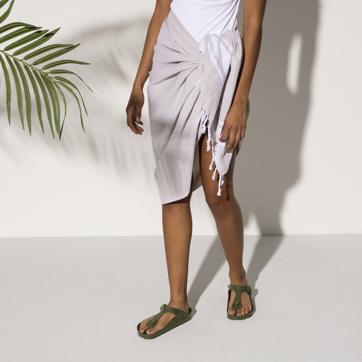 Gizeh Essentials EVA in Color Khaki | Birkenstock