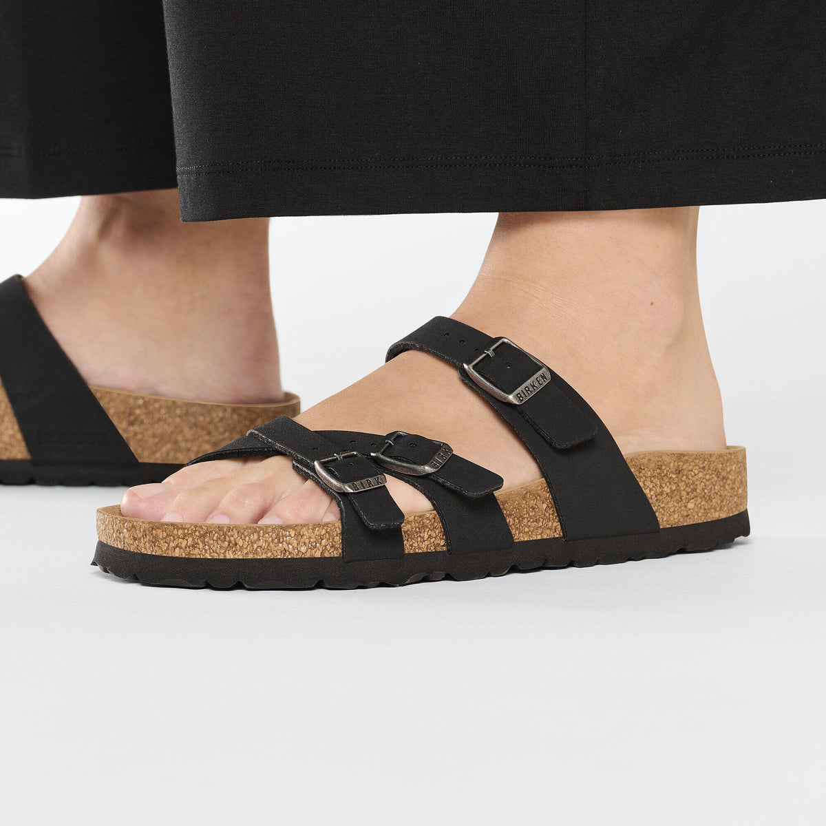 Franca Vegan Birkibuc in Color Black | Birkenstock