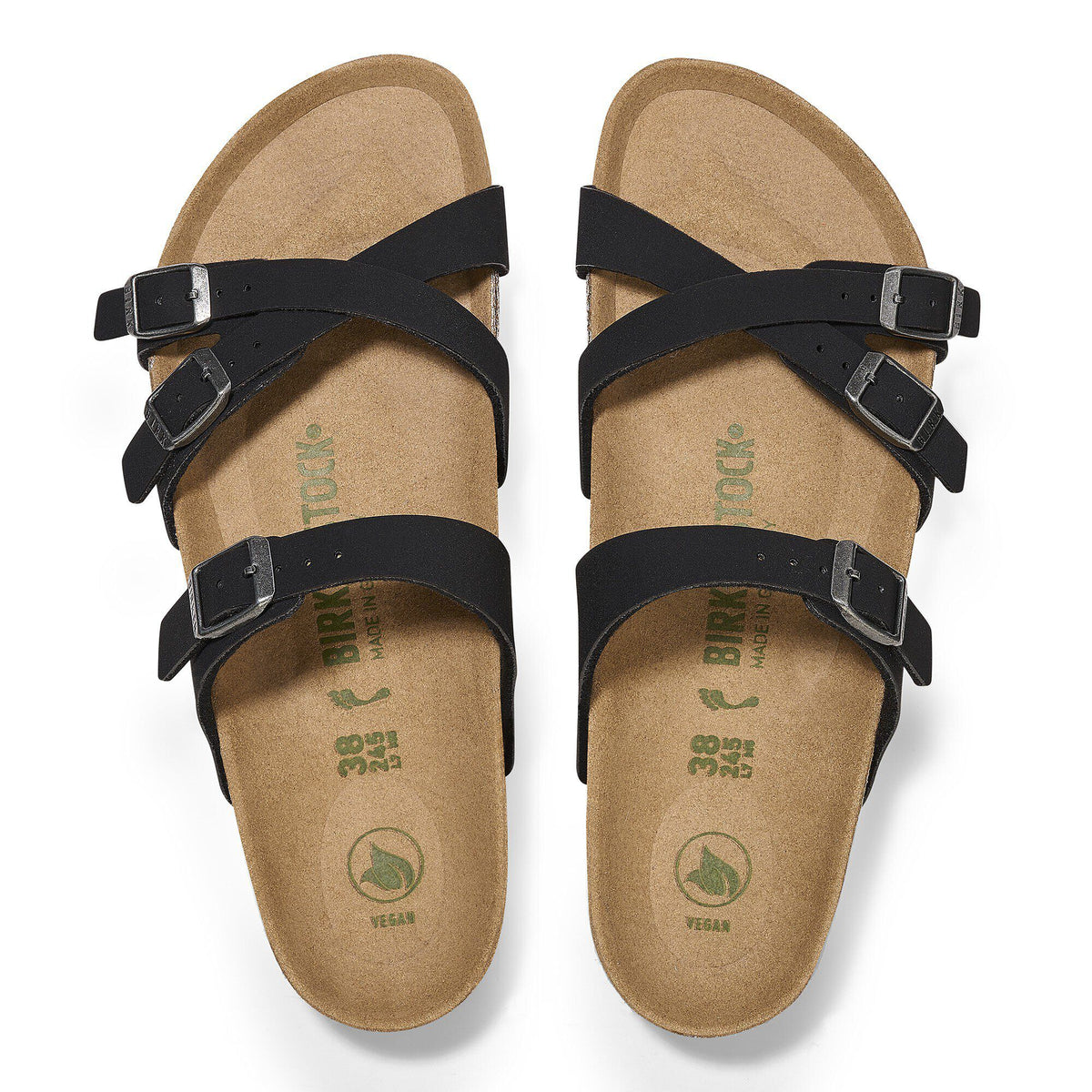 Franca Vegan Birkibuc in Color Black | Birkenstock